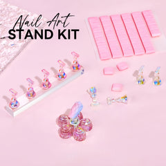 Makartt práctica arte uñas prensa, ideal para ensayo sin desorden.