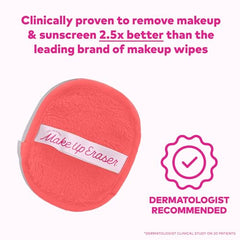 MakeUp Eraser conjunto7 uso con agua retira maquillaje a prueba de agua.