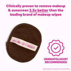 MakeUp Eraser elimina maquillaje con agua, incluida máscara resistente al agua.