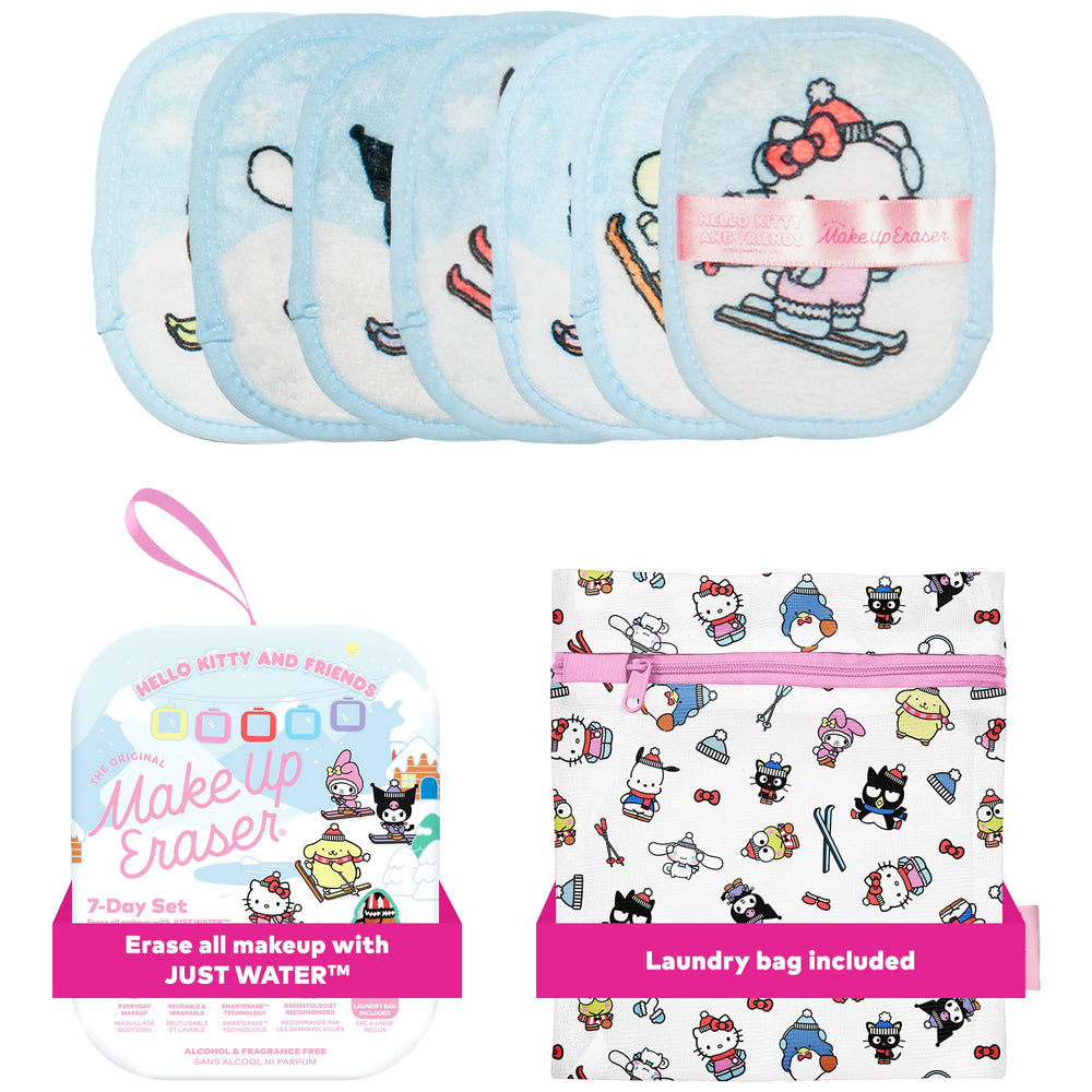 MakeUp Eraser kit siete días Hello Kitty esquiando: elimina maquillaje con agua