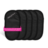 MakeUp Eraser Mini PRO 5-pack, frente negro, elimina maquillaje con agua