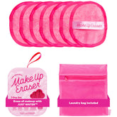 MakeUp Eraser Original Pink 7-Dias Set frente: limpieza suave para todo el rostro.