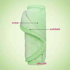 MakeUp Eraser réutilisable et lavable en machine pour un entretien facile.