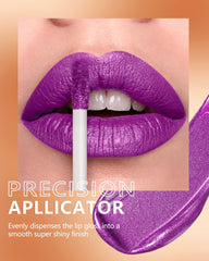 MAKI YIKA applicateur précis, rendu améthyste pour un look professionnel.