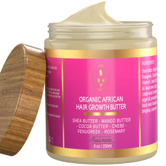 MAKOF BEAUTY Chebe butter en envase promociona crecimiento potencial del cabello.