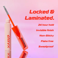 Makup Beauty Brow Me applicator brush image highlights easy brow shaping.