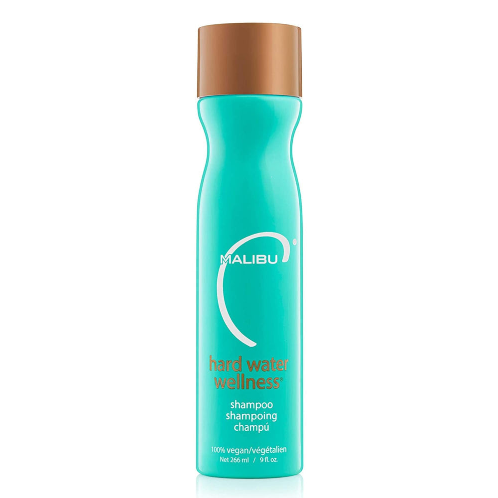 Malibu C Champú Agua Dura, botella: limpieza profunda y protección contra minerales.
