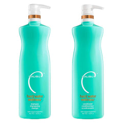 Malibu C champú para agua dura desintoxica residuos y devuelve brillo