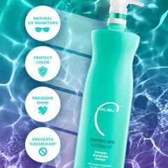 Conditionneur Malibu C nageurs en flacon démêle et hydrate les cheveux