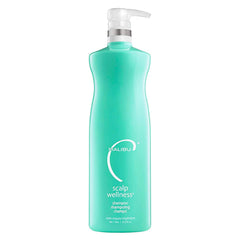Malibu C Scalp Wellness Shampoo en botella, limpieza suave que cuida el cuero cabelludo