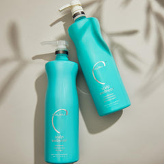 Malibu C Scalp Wellness Shampoo sin sulfatos, fórmula suave para el lavado diario