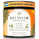 Mamela Naturals Batana: botella de aceite puro para cabello sano y brillante.