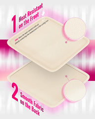 Poche transparente accessoires Mancro pour maquillage et pinces cheveux, accès rapide