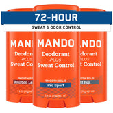 Mando Bourbon Leather: barra de aplicación suave para uso diario y frescura.