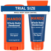 Mando crema invisible de viaje para uso diario sin manchas