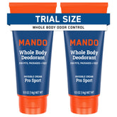 Mando desodorante corporal invisible mini de viaje para uso diario sin manchas.