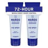 Mando Pro Sport Desodorante Invisible, bote compacto para aplicación diaria.
