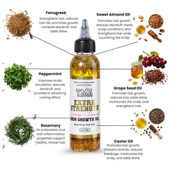 The Mane Attraction aceite-castor puro aporta densidad suave y brillo al cabello.