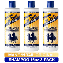 Mane 'n Tail fórmula original con aceite de coco aporta hidratación y brillo.