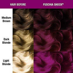 MANIC PANIC Fucsia Shock aplicación en cabello para look audaz