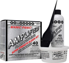 MANIC PANIC Flash Lightning, bote de mezcla, fácil para aclarar el cabello en casa.