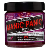 MANIC PANIC Pink Warrior, volcado de botella para teñido rápido y cómodo