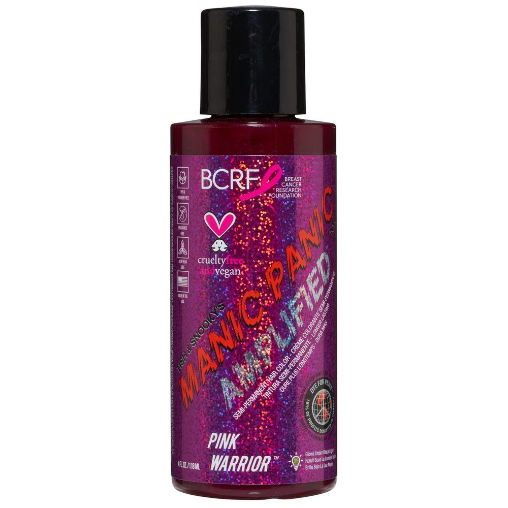 MANIC PANIC Pink Warrior Amplified: bote de tinte listo para usar, color vibrante