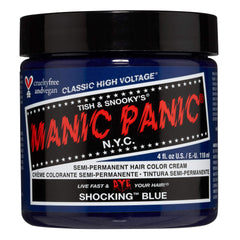 MANIC PANIC Shocking Blue tarro, color intenso para uso DIY y salón.