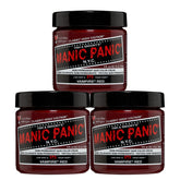 MANIC PANIC Vampire Red en tarro reutilizable con color intenso y duradero