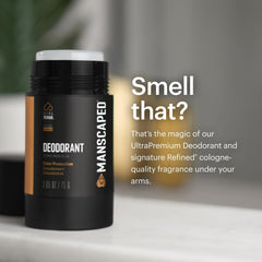 MANSCAPED UltraPremium permite secado rápido sin dejar manchas visibles.