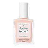 Manucurist Active Smooth 00 botella con acabado rosado suave para un look natural.