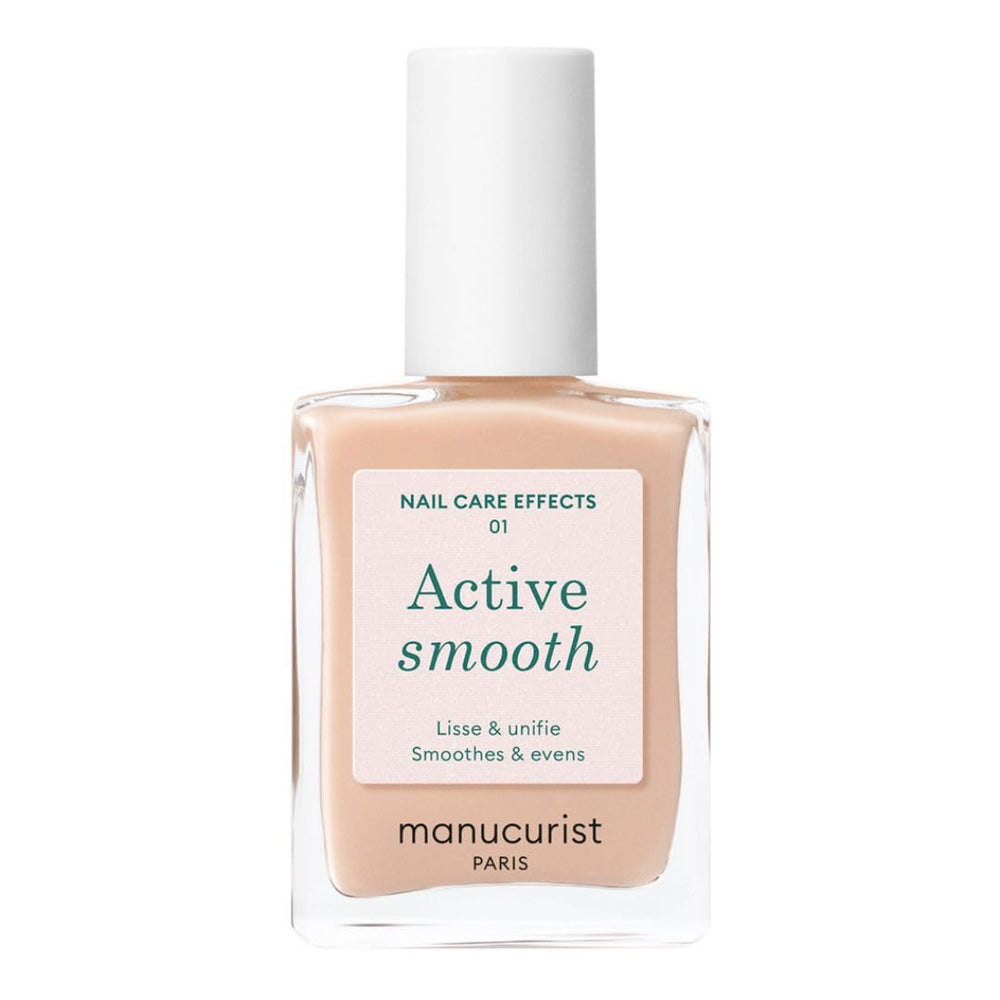 Manucurist Active Smooth 01 – flacon vernis beige satiné avec soin des ongles