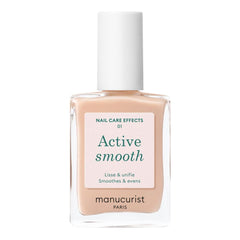 Manucurist Active Smooth 01 – flacon vernis beige satiné avec soin des ongles