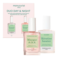 Manucurist Duo Día y Noche: kit frente para uñas saludables y revitalizadas.