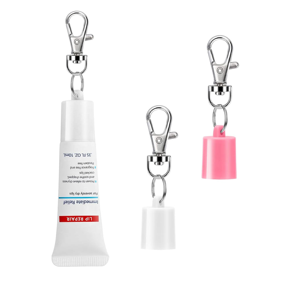Maoolmht tapa de llavero para reparacion labios Aquaphor, fácil transporte.