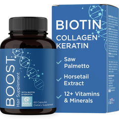 Maple Holistics biotina 10000 mcg en botella para fortalecimiento capilar