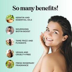 Maple Holistics Acondicionador biotina romero, etiqueta detalle, ingredientes clave visibles