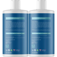 Maple Holistics Champú Romero Biotina paquete de dos para uso prolongado.