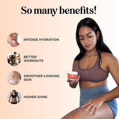 Maple Holistics loción anticelulitis cálida, hidrata y suaviza la piel.