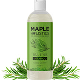 Maple Holistics champú clarificante árbol de té para cabello graso, limpieza profunda del cuero cabelludo
