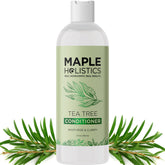 Maple Holistics acondicionador árbol de té en botella, hidrata cabello seco.