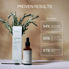 MAREAL mezcla romero coco castor: aceite suave para cabello y piel.