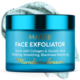 MAREE exfoliante facial en tubo, limpieza suave y renovadora para la piel.