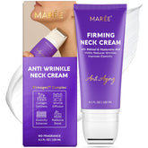 MAREE neck cream with face roller bottle close-up for hydration and lift