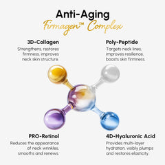 MAREE neck cream with roller texture swatch reveals creamy formula