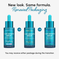 MAREE Suero aplicación cafeína: promueve mayor circulación para un cabello más vigoroso.