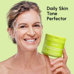 MAREE tampon-exfoliant-hamamelis-texture: exfoliation légère pour teint lumineux