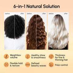 MAREE spray texturizante aporta volumen y definición con acabado natural.