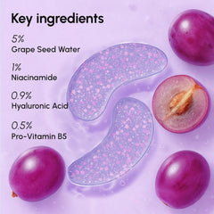 MAREE Violet Eye Gels infused with hyaluronic acid hydrate under-eye skin.