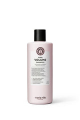 Maria Nila Pure Volume shampoo botella: aporta volumen y limpieza suave para cabellos finos.
